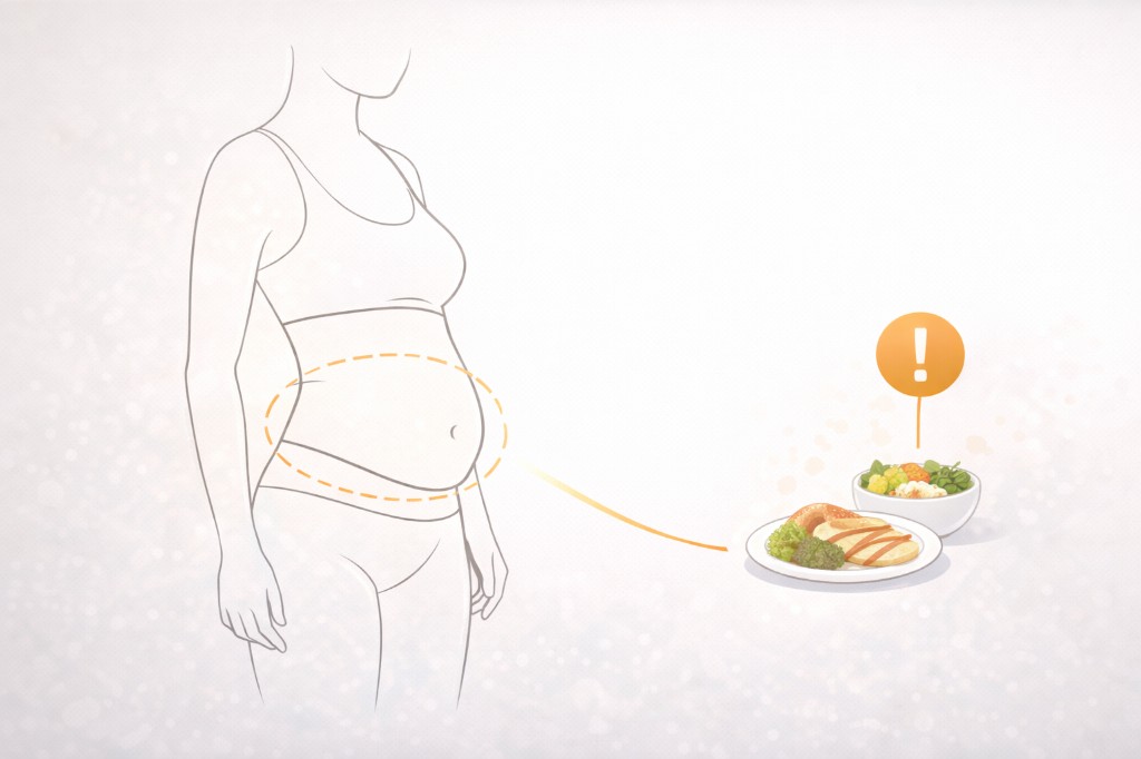 Чому «жирочок на животі» не йде — навіть коли ви худнете